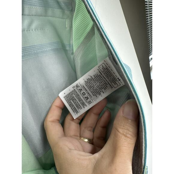 Adidas Golf Ultimate 365 Heather Stripe Green Golf Shorts Size 38 EA2920 NWT $70 - Picture 9 of 11